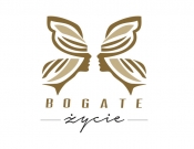 Projekt graficzny, nazwa firmy, tworzenie logo firm B O G A T E  Ż Y C I E  - logo - kotarska