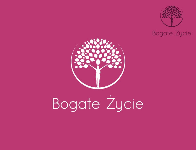Projektowanie logo dla firm,  B O G A T E  Ż Y C I E  - logo, logo firm - AnnaPawińska