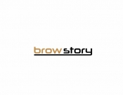 Projekt graficzny, nazwa firmy, tworzenie logo firm Logo dla salonu stylizacji brwi - stone