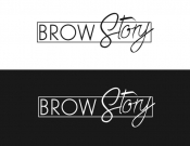 Projekt graficzny, nazwa firmy, tworzenie logo firm Logo dla salonu stylizacji brwi - Nonie