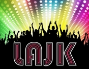Projekt graficzny, nazwa firmy, tworzenie logo firm Logo dla zespołu disco polo "Lajk" - kotarska