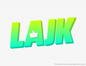 Projekt graficzny, nazwa firmy, tworzenie logo firm Logo dla zespołu disco polo "Lajk" - neeksky