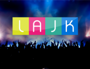 Projekt graficzny, nazwa firmy, tworzenie logo firm Logo dla zespołu disco polo "Lajk" - pixiedixie