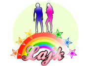 Projekt graficzny, nazwa firmy, tworzenie logo firm Logo dla zespołu disco polo "Lajk" - jaczyk