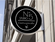 Projekt graficzny, nazwa firmy, tworzenie logo firm Logo dla salonu fryzjerskiego - AMStudio