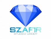 Projekt graficzny, nazwa firmy, tworzenie logo firm Logotyp salonu urody/kosmetycznego - niebiesska