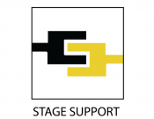 Projekt graficzny, nazwa firmy, tworzenie logo firm LOGOTYP - STAGE SUPPORT (FIRMA EVENT) - anymationz