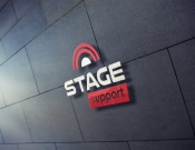 Projekt graficzny, nazwa firmy, tworzenie logo firm LOGOTYP - STAGE SUPPORT (FIRMA EVENT) - feim