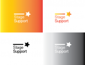 Projekt graficzny, nazwa firmy, tworzenie logo firm LOGOTYP - STAGE SUPPORT (FIRMA EVENT) - olga.sowa