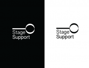 Projekt graficzny, nazwa firmy, tworzenie logo firm LOGOTYP - STAGE SUPPORT (FIRMA EVENT) - olga.sowa