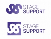 Projekt graficzny, nazwa firmy, tworzenie logo firm LOGOTYP - STAGE SUPPORT (FIRMA EVENT) - piterstudio