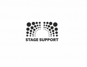 Projekt graficzny, nazwa firmy, tworzenie logo firm LOGOTYP - STAGE SUPPORT (FIRMA EVENT) - tunada