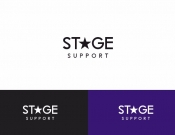 Projekt graficzny, nazwa firmy, tworzenie logo firm LOGOTYP - STAGE SUPPORT (FIRMA EVENT) - logotegotypa