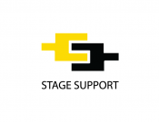 Projekt graficzny, nazwa firmy, tworzenie logo firm LOGOTYP - STAGE SUPPORT (FIRMA EVENT) - anymationz