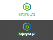 Projekt graficzny, nazwa firmy, tworzenie logo firm BAJERY24 Logo brand sklepu internet. - ewelajncz