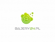 Projekt graficzny, nazwa firmy, tworzenie logo firm BAJERY24 Logo brand sklepu internet. - MMgraf