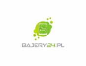 Projekt graficzny, nazwa firmy, tworzenie logo firm BAJERY24 Logo brand sklepu internet. - MMgraf