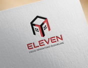 Projekt graficzny, nazwa firmy, tworzenie logo firm LOGO firmy ELEVEN r&w wnętrz - kokoni