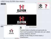 Projekt graficzny, nazwa firmy, tworzenie logo firm LOGO firmy ELEVEN r&w wnętrz - Darksider