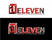Projekt graficzny, nazwa firmy, tworzenie logo firm LOGO firmy ELEVEN r&w wnętrz - jaczyk