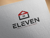 Projekt graficzny, nazwa firmy, tworzenie logo firm LOGO firmy ELEVEN r&w wnętrz - bns1
