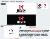Projekt graficzny, nazwa firmy, tworzenie logo firm LOGO firmy ELEVEN r&w wnętrz - Darksider
