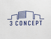 Projekt graficzny, nazwa firmy, tworzenie logo firm Logo dla firmy budowlanej 3CONCEPT - Misiauka