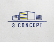 Projekt graficzny, nazwa firmy, tworzenie logo firm Logo dla firmy budowlanej 3CONCEPT - Misiauka
