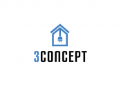 Projekt graficzny, nazwa firmy, tworzenie logo firm Logo dla firmy budowlanej 3CONCEPT - piotrek45422
