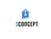 Projekt graficzny, nazwa firmy, tworzenie logo firm Logo dla firmy budowlanej 3CONCEPT - piotrek45422
