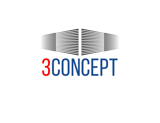 Projektowanie logo dla firm,  Logo dla firmy budowlanej 3CONCEPT, logo firm - mkmnski