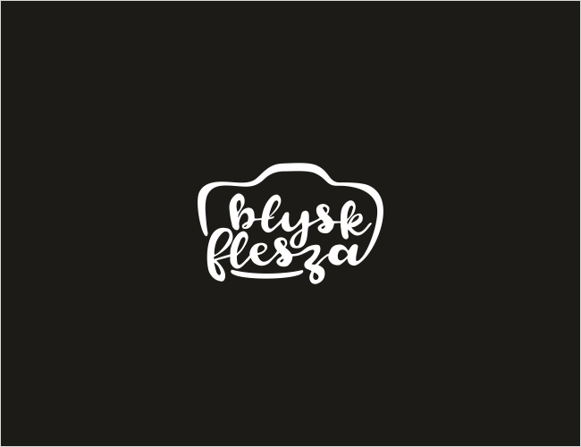 Projektowanie logo dla firm,  Logo dla Fotografa - BŁYSK FLESZA, logo firm - Linka