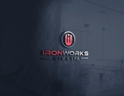 Projekt graficzny, nazwa firmy, tworzenie logo firm Logo dla siłowni 'IronWorks Gym' - projektor