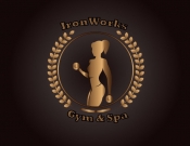 Projekt graficzny, nazwa firmy, tworzenie logo firm Logo dla siłowni 'IronWorks Gym' - Raptor Motion Designer