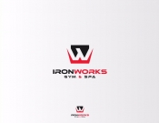 Projekt graficzny, nazwa firmy, tworzenie logo firm Logo dla siłowni 'IronWorks Gym' - ADesigne