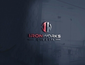 Projekt graficzny, nazwa firmy, tworzenie logo firm Logo dla siłowni 'IronWorks Gym' - projektor