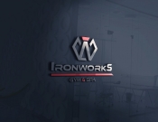 projektowanie logo oraz grafiki online Logo dla siłowni 'IronWorks Gym'
