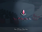 Projekt graficzny, nazwa firmy, tworzenie logo firm Logo hurtowni kosmetycznej LaLill - Aspiracja
