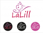Projekt graficzny, nazwa firmy, tworzenie logo firm Logo hurtowni kosmetycznej LaLill - jeremi