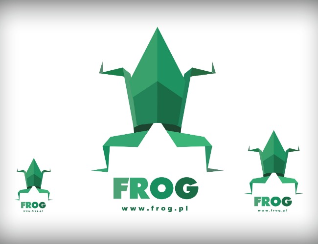 Projektowanie logo dla firm,  Logo firmy Frog (frog.pl), logo firm - syntax
