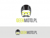projektowanie logo oraz grafiki online Geekmoto.pl - logo dla sklepu www