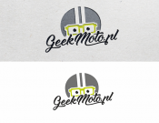 Projekt graficzny, nazwa firmy, tworzenie logo firm Geekmoto.pl - logo dla sklepu www - Misiauka