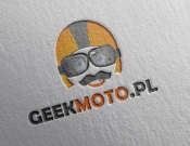 Projekt graficzny, nazwa firmy, tworzenie logo firm Geekmoto.pl - logo dla sklepu www - Atyde