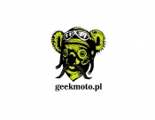 Projekt graficzny, nazwa firmy, tworzenie logo firm Geekmoto.pl - logo dla sklepu www - radmar