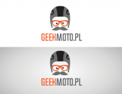 Projekt graficzny, nazwa firmy, tworzenie logo firm Geekmoto.pl - logo dla sklepu www - 7thDesigners