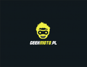 Projekt graficzny, nazwa firmy, tworzenie logo firm Geekmoto.pl - logo dla sklepu www - ks_projekt