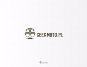 Projekt graficzny, nazwa firmy, tworzenie logo firm Geekmoto.pl - logo dla sklepu www - ADesigne