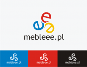 Projekt graficzny, nazwa firmy, tworzenie logo firm Logo dla nowej domeny mebleee.pl  - Bellomon