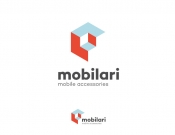 Projekt graficzny, nazwa firmy, tworzenie logo firm Mobilari - logo akcesoria do telefon - p.design