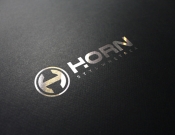 Projekt graficzny, nazwa firmy, tworzenie logo firm Logo firmy Horn styl wnętrza - feim
